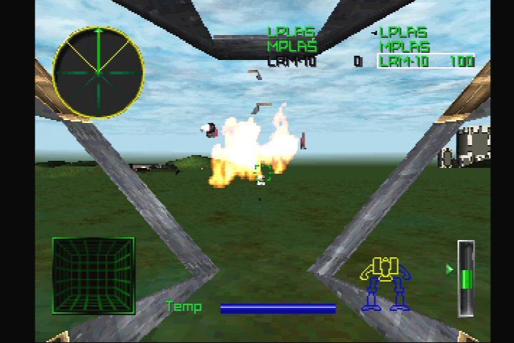 MechWarrior 2: 31st Century Combat | PlayStation | gameplay screenshot | Data by MobyGames.com
