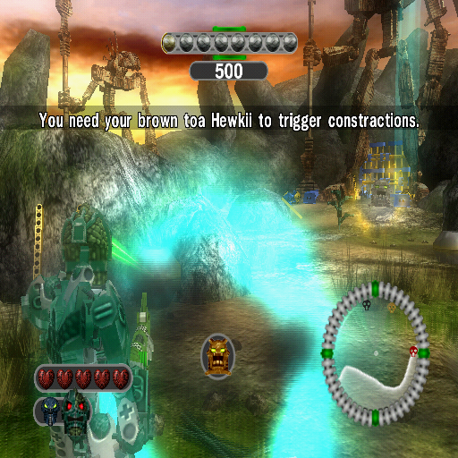 Bionicle Heroes | PlayStation 2 | gameplay screenshot | Region: North America | source-country= | Data by MobyGames.com