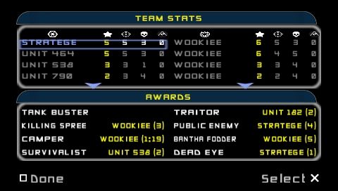
Star Wars: Battlefront II | PSP | gameplay screenshot | Data by MobyGames.com