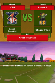 
Backyard Baseball '09 | Nintendo DS | gameplay screenshot | Region: North America | source-country= | Data by MobyGames.com