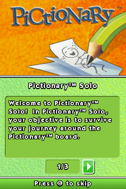 Pictionary | Nintendo DS | gameplay screenshot | region=North America | source-country= | zypher-v2 | moby-be05a05b3b60 | Data by MobyGames.com