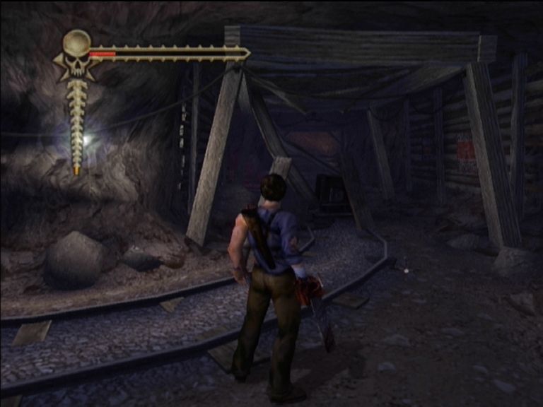Evil Dead: Regeneration | Xbox | gameplay screenshot | Region: North America | source-country= | Data by MobyGames.com