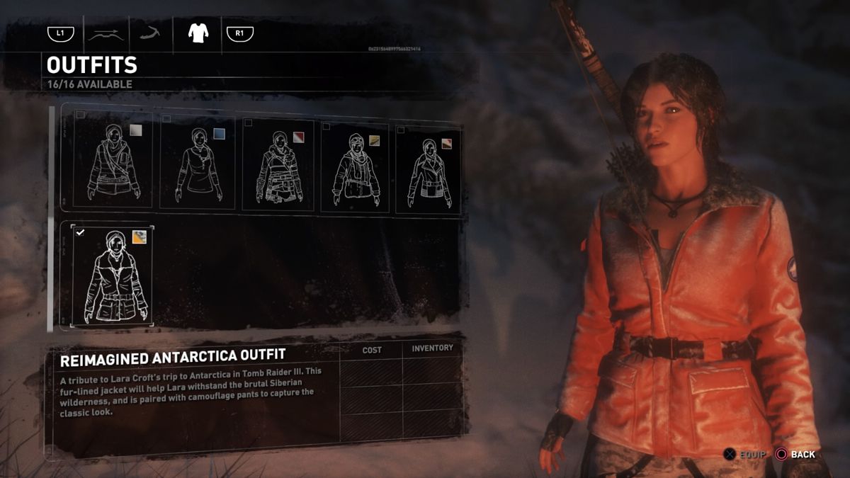 Rise of the Tomb Raider: 20 Year Celebration | PlayStation 4 | gameplay screenshot | Region: North America | source-country= | Data by MobyGames.com