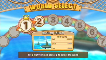 Super Monkey Ball: Banana Blitz | Wii | gameplay screenshot | region=North America | source-country= | zypher-v2 | moby-fb7870dec7f2 | Data by MobyGames.com