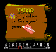 
Taboo: The Sixth Sense | NES | gameplay screenshot | Data by MobyGames.com