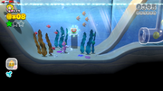 
Super Mario 3D World | Wii U | gameplay screenshot | Region: North America | source-country= | Data by MobyGames.com