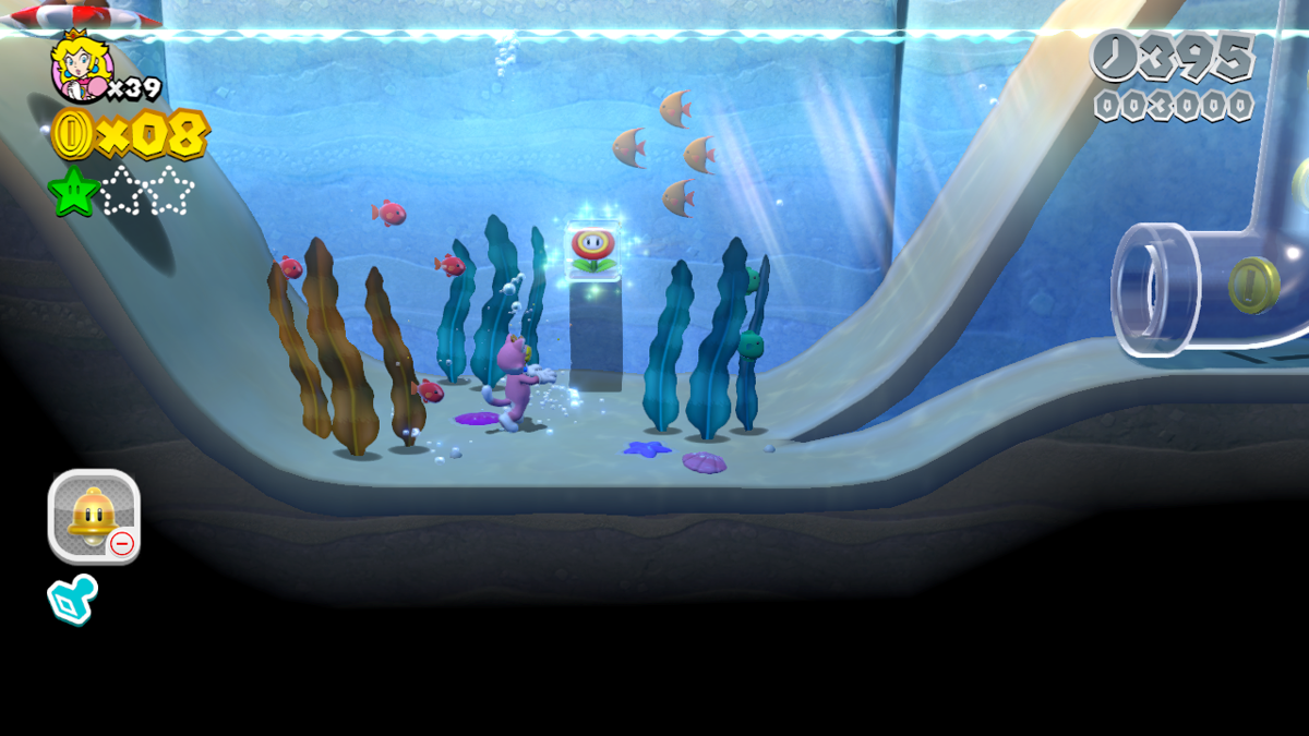 
Super Mario 3D World | Wii U | gameplay screenshot | Region: North America | source-country= | Data by MobyGames.com