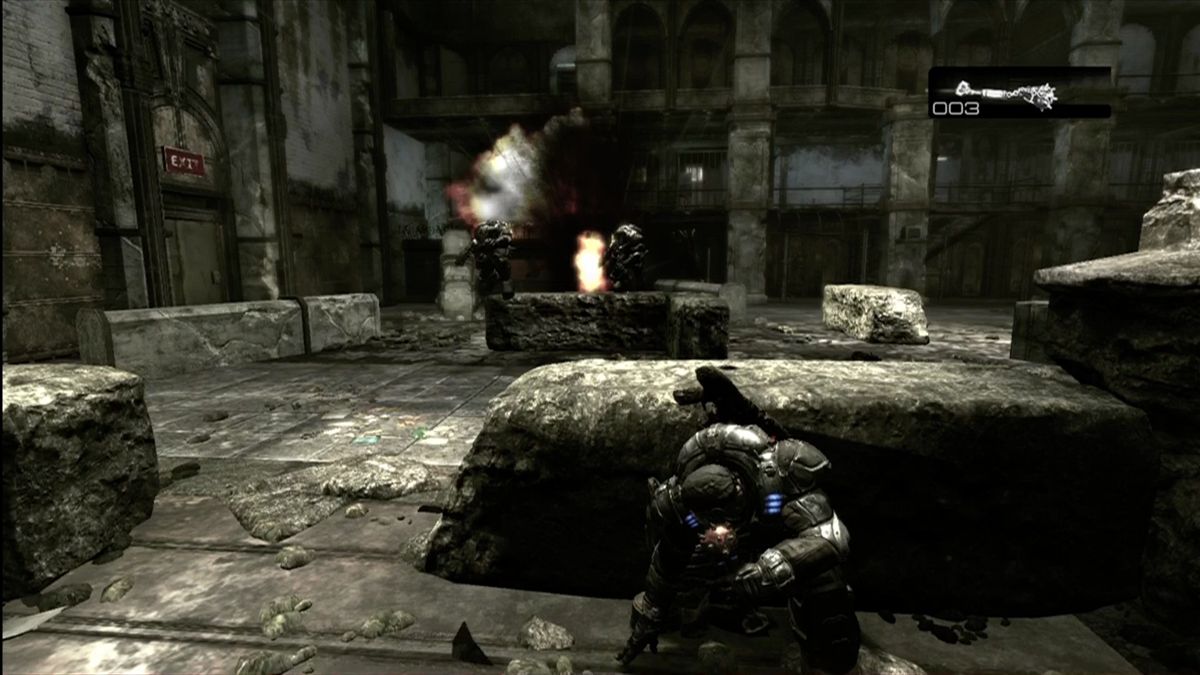 Gears of War | Xbox 360 | gameplay screenshot | region=North America | source-country= | zypher-v2 | moby-c54d21956e83 | Data by MobyGames.com