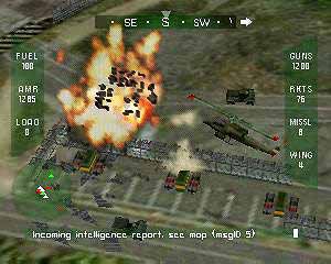 
Nuclear Strike | Nintendo 64 | gameplay screenshot | Data by MobyGames.com