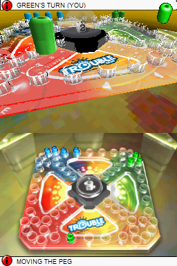 Battleship / Connect Four / Sorry! / Trouble | Nintendo DS | gameplay screenshot | Region: North America | source-country= | Data by MobyGames.com