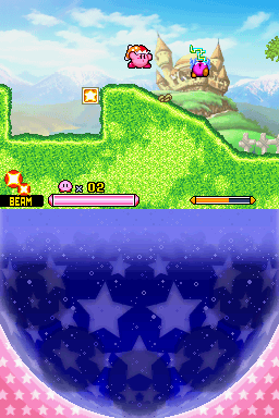 Kirby: Squeak Squad | Nintendo DS | gameplay screenshot | region=North America | source-country= | zypher-v2 | moby-c36f6c5a2c3e | Data by MobyGames.com