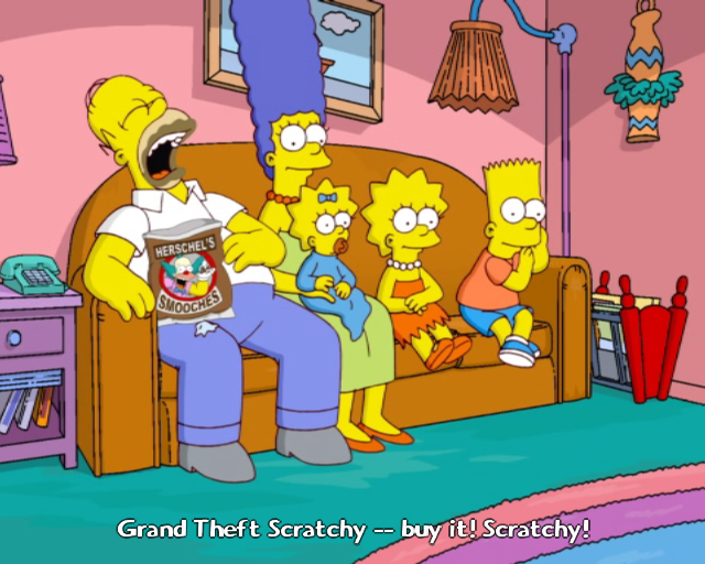 The Simpsons Game | PlayStation 2 | gameplay screenshot | region=North America | source-country= | zypher-v2 | moby-b696e9d06ba9 | Data by MobyGames.com