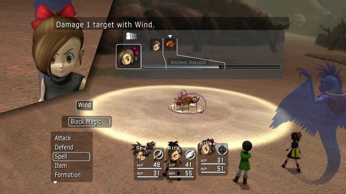 Blue Dragon | Xbox 360 | gameplay screenshot | region=North America | source-country= | zypher-v2 | moby-afa99900413d | Data by MobyGames.com