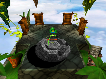
Frogger Beyond | GameCube | gameplay screenshot | Data by MobyGames.com