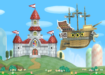 
New Super Mario Bros. Wii | Wii | gameplay screenshot | Region: North America | source-country= | Data by MobyGames.com
