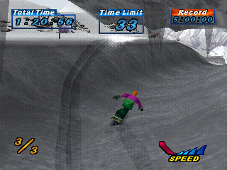 Snowboarding | PlayStation | gameplay screenshot | region=North America | source-country= | zypher-v2 | moby-6586dc752ded | Data by MobyGames.com