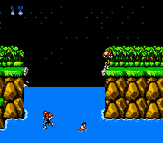
Contra | NES | gameplay screenshot | Data by MobyGames.com
