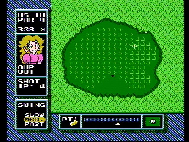 
NES Open Tournament Golf | NES | gameplay screenshot | Data by MobyGames.com