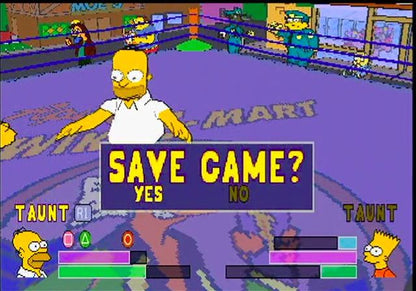 
The Simpsons Wrestling | PlayStation | gameplay screenshot | Data by MobyGames.com