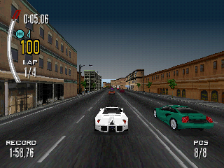 Need for Speed II | PlayStation | gameplay screenshot | Region: North America | source-country= | Data by MobyGames.com