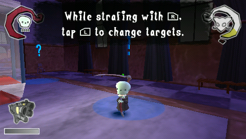 Death Jr. | PSP | gameplay screenshot | Data by MobyGames.com