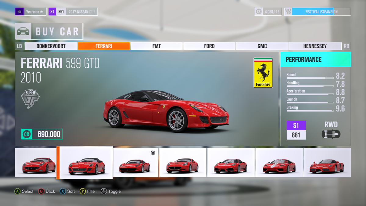 Forza Horizon 3 | Xbox One | gameplay screenshot | region=North America | source-country= | zypher-v2 | moby-37b034311253 | Data by MobyGames.com