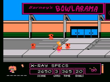 
The Simpsons: Bart vs. the Space Mutants | NES | gameplay screenshot | Data by MobyGames.com