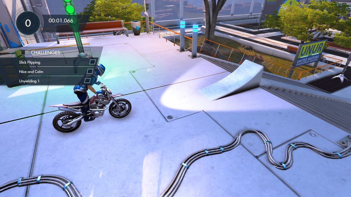 Trials Fusion | PlayStation 4 | gameplay screenshot | Data by MobyGames.com