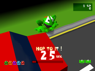 
Frogger | PlayStation | gameplay screenshot | Data by MobyGames.com