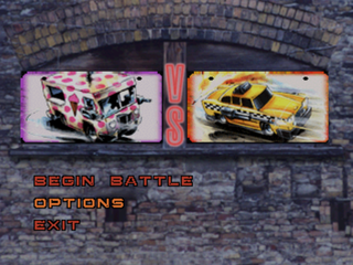 
Twisted Metal | PlayStation | gameplay screenshot | Data by MobyGames.com