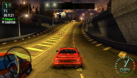 Need for Speed: Carbon - Own the City | PSP | gameplay screenshot | region=North America | source-country= | zypher-v2 | moby-f7976c8eb700 | Data by MobyGames.com