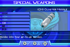 
Ace Combat Advance | Game Boy Advance | gameplay screenshot | Data by MobyGames.com