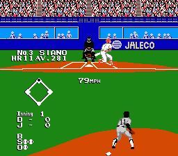 
Bases Loaded II: Second Season | NES | gameplay screenshot | Data by MobyGames.com