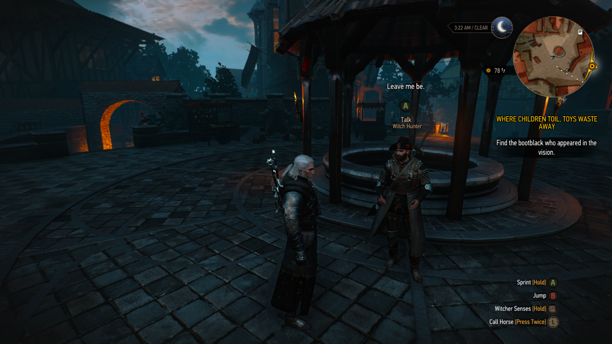 The Witcher 3: Wild Hunt [Game of the Year Edition] | Xbox One | gameplay screenshot | Data by MobyGames.com