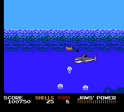 
Jaws | NES | gameplay screenshot | Data by MobyGames.com