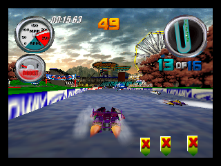 
Hydro Thunder | Nintendo 64 | gameplay screenshot | Data by MobyGames.com