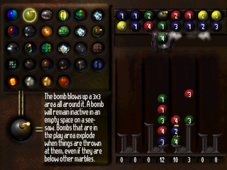 
Marble Master | PlayStation | gameplay screenshot | Data by MobyGames.com