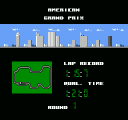 
Ferrari Grand Prix Challenge | NES | gameplay screenshot | Data by MobyGames.com