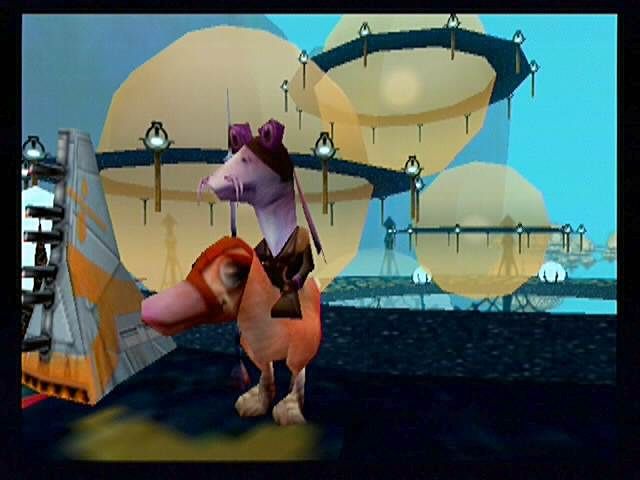 
Star Wars: Super Bombad Racing | PlayStation 2 | gameplay screenshot | Data by MobyGames.com