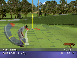 PGA Tour 98 | PlayStation | gameplay screenshot | region=North America | source-country= | zypher-v2 | moby-51e7d54da12e | Data by MobyGames.com