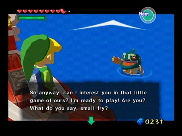 The Legend of Zelda: The Wind Waker | GameCube | gameplay screenshot | region=North America | source-country= | zypher-v2 | moby-fcb3f6712370 | Data by MobyGames.com