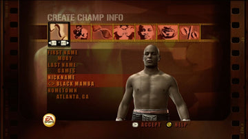 Fight Night Round 3 | Xbox 360 | gameplay screenshot | region=North America | source-country= | zypher-v2 | moby-782d3c859a15 | Data by MobyGames.com