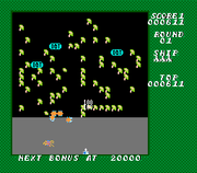 
Millipede | NES | gameplay screenshot | Data by MobyGames.com