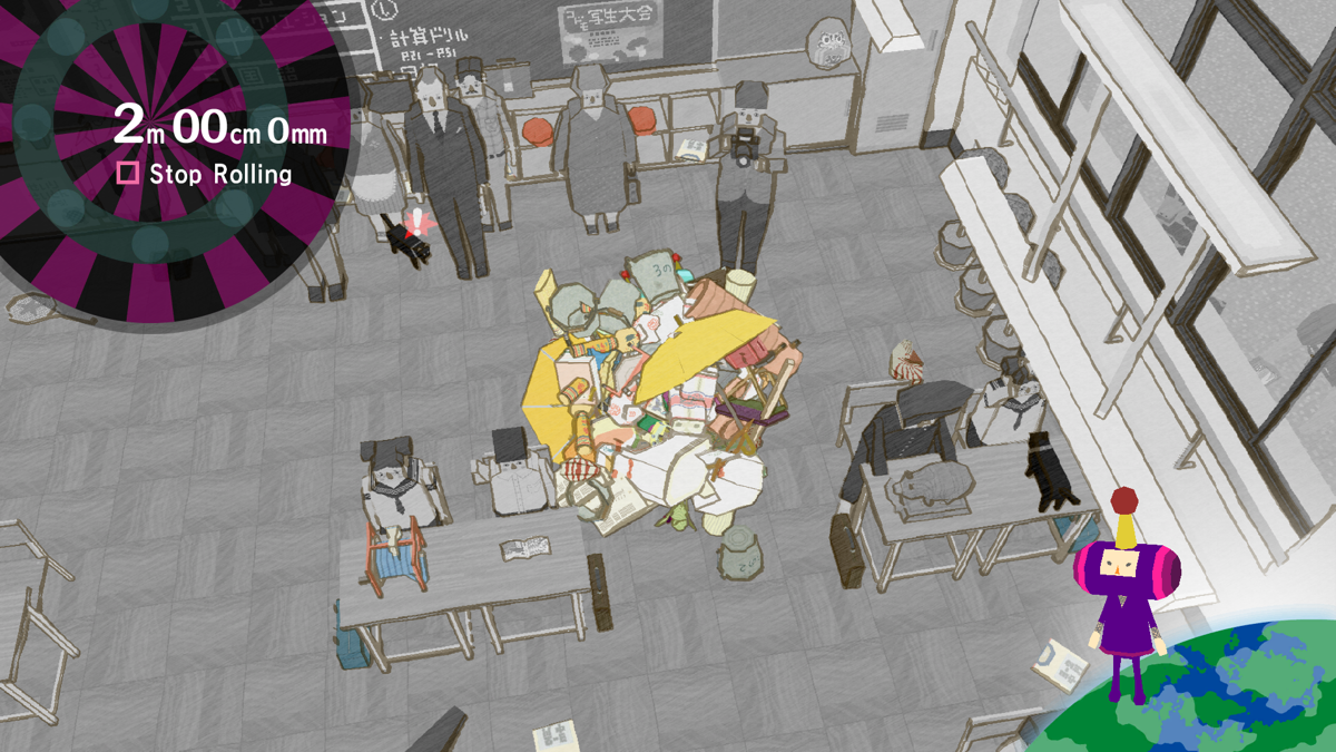 Katamari Forever | PlayStation 3 | gameplay screenshot | Region: North America | source-country= | Data by MobyGames.com