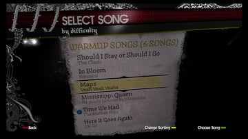 Rock Band | Xbox 360 | gameplay screenshot | region=North America | source-country= | zypher-v2 | moby-6770ca96a762 | Data by MobyGames.com
