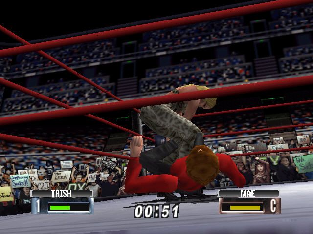 
WWF No Mercy | Nintendo 64 | gameplay screenshot | Data by MobyGames.com