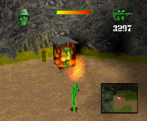 Army Men: Sarge's Heroes | PlayStation | gameplay screenshot | Data by MobyGames.com