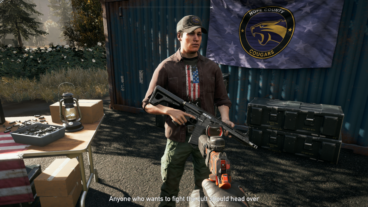 
Far Cry 5 | Xbox One | gameplay screenshot | Data by MobyGames.com