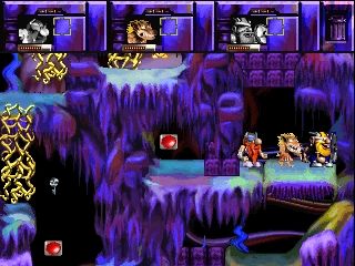 Norse by Norse West: The Return of the Lost Vikings | PlayStation | gameplay screenshot | Data by MobyGames.com