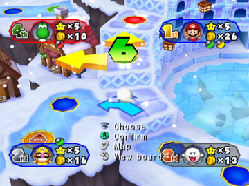 Mario Party 6 | GameCube | gameplay screenshot | region=North America | source-country= | zypher-v2 | moby-d2744e6adfe1 | Data by MobyGames.com